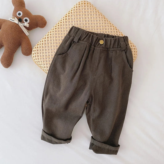 Kinderhose aus Baumwolle – Bequeme Stoffhose mit elastischem Bund