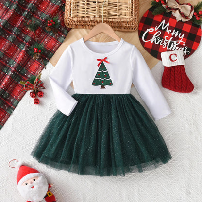 Festliches Weihnachtskleid für Mädchen – 9 liebevolle Designs