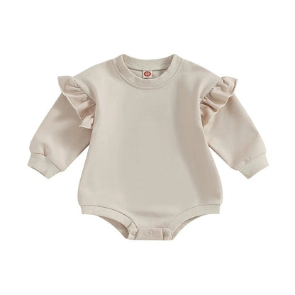 Baby Mädchen Body mit Rüschenärmeln – 3 Designs