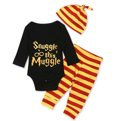 Baby Set „Snuggle This Muggle“ – 3-teiliges Outfit für Babys
