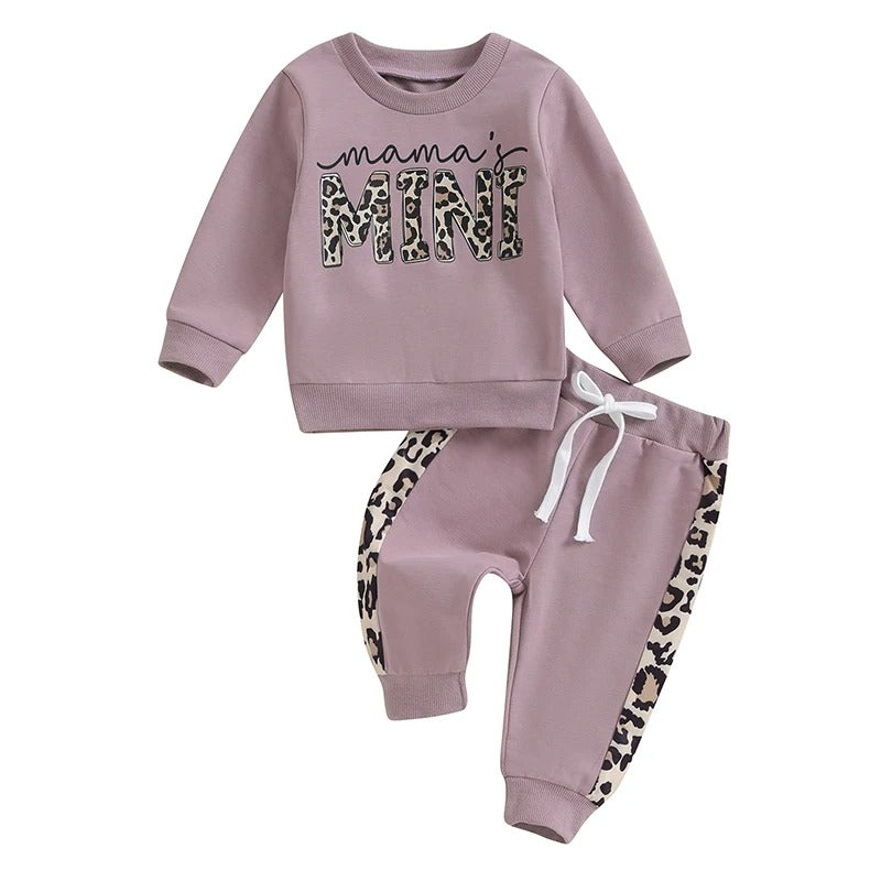 2-teiliges Sweat-Set „Mama’s Mini“ für Mädchen