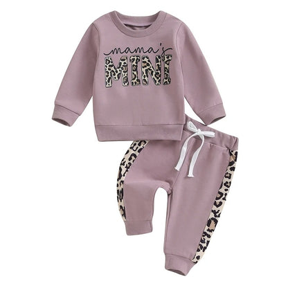 2-teiliges Sweat-Set „Mama’s Mini“ für Mädchen