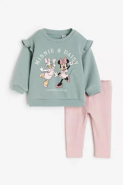 Mädchen Set 2-teilig – Sweatshirt & Leggings