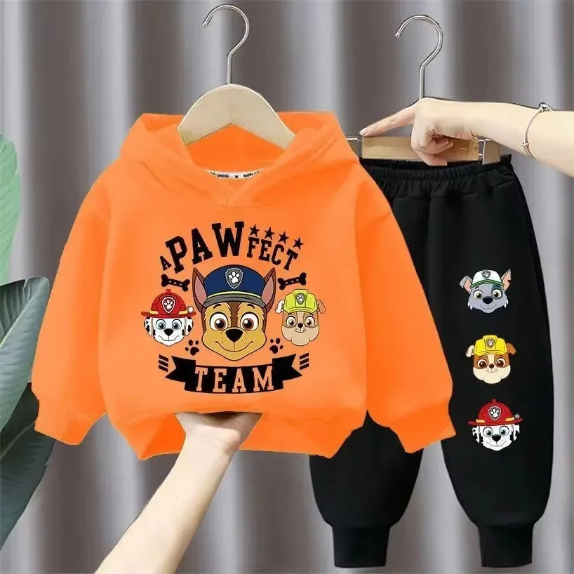 "Pawfect Team" Kinder-Hoodie-Set