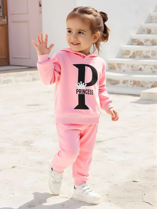 2-teiliges Mädchen-Outfit Princess Edition – Komfort & Stil in Rosa
