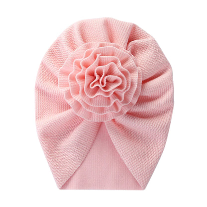 Baby Turban Mütze mit Blume