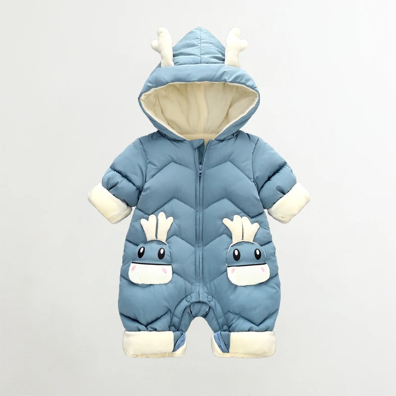 Kuscheliger Baby-Winteroverall "Kleiner Abenteurer"