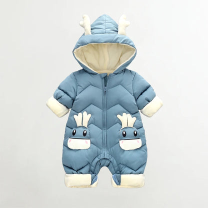 Kuscheliger Baby-Winteroverall "Kleiner Abenteurer"