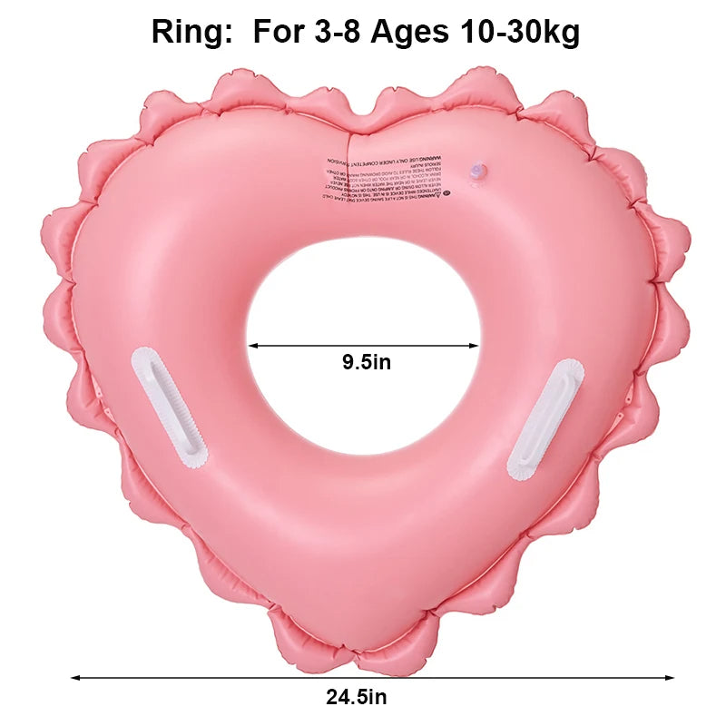Herzchen-Schwimmring für Kinder (1–8 Jahre)