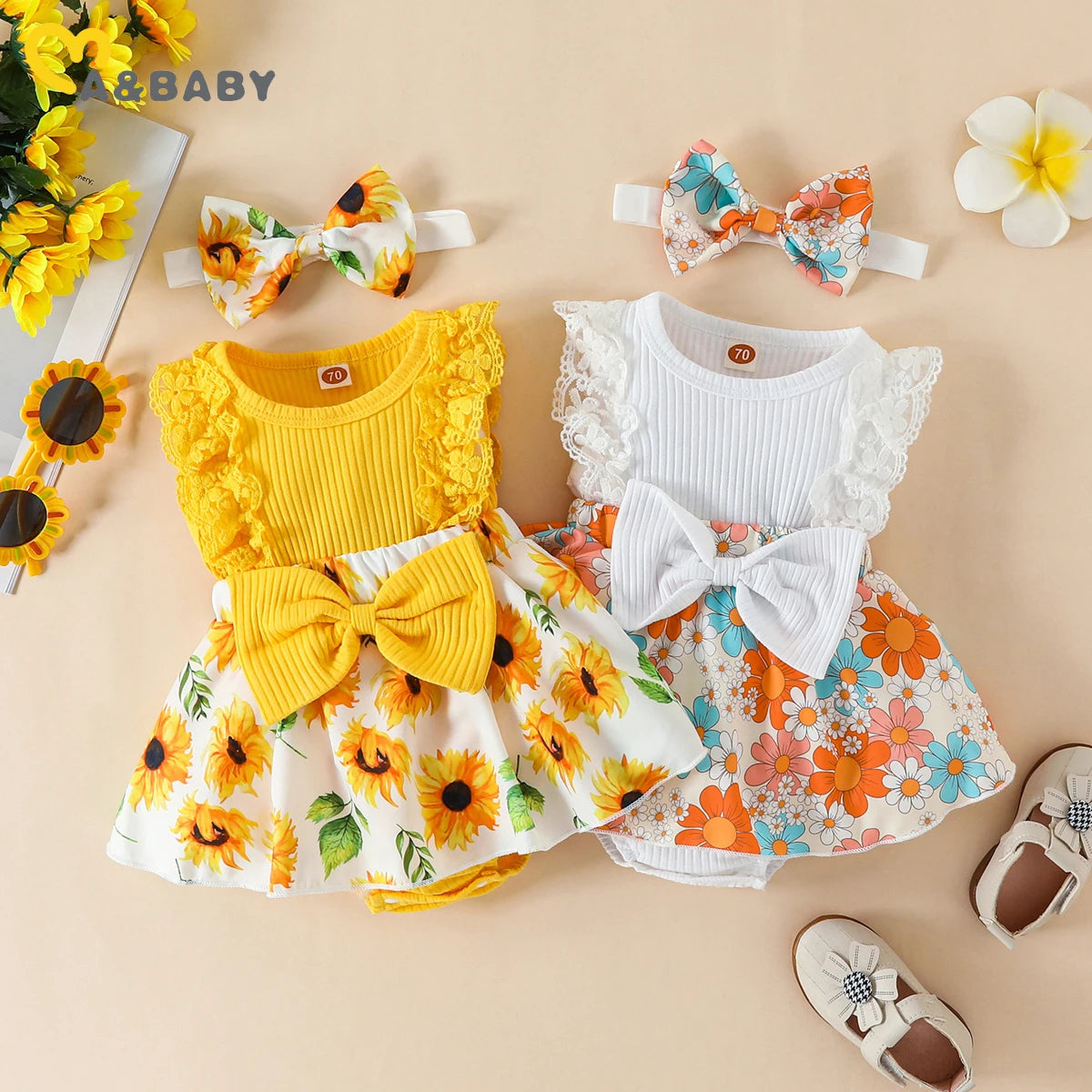 Babykleid „Blütenzauber“ – Süße, ausgefallene Babymode für Mädchen