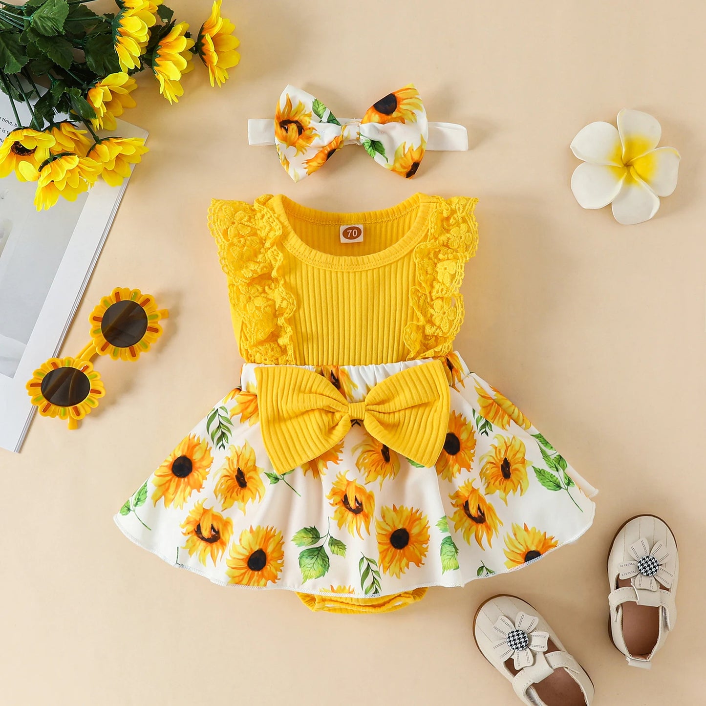 Babykleid „Blütenzauber“ – Süße, ausgefallene Babymode für Mädchen