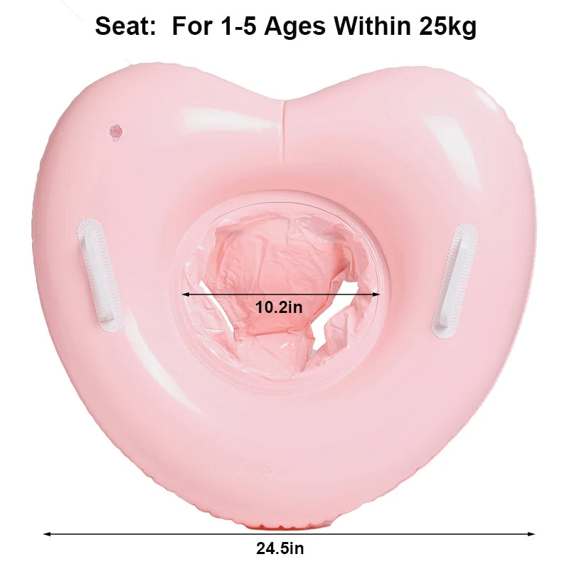 Herzchen-Schwimmring für Kinder (1–8 Jahre)