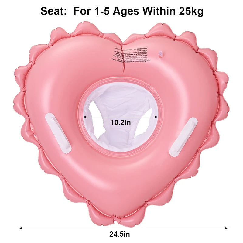 Herzchen-Schwimmring für Kinder (1–8 Jahre)
