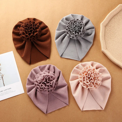 Baby Turban Mütze mit Blume