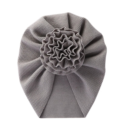 Baby Turban Mütze mit Blume