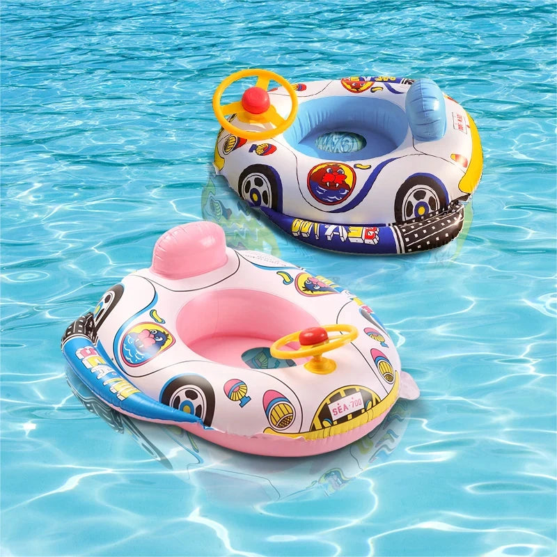 Kinder-Schwimmring „Auto-Abenteuer“ – Sicherer Badespaß für kleine Entdecker