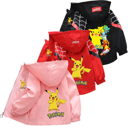 Übergangsjacke / Regenjacke mit Kapuze