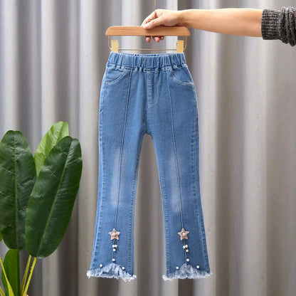 Zauberhafte Kinder-Jeans "Fröhliche Schleifen"