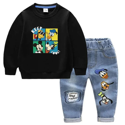 Cooles 2-teiliges Outfit mit Jeans & Sweatshirt