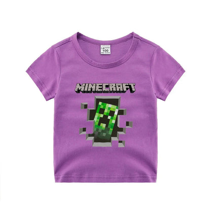 Minecraft T-Shirt für Jungen & Mädchen