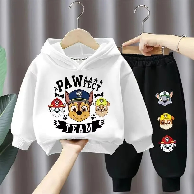 "Pawfect Team" Kinder-Hoodie-Set