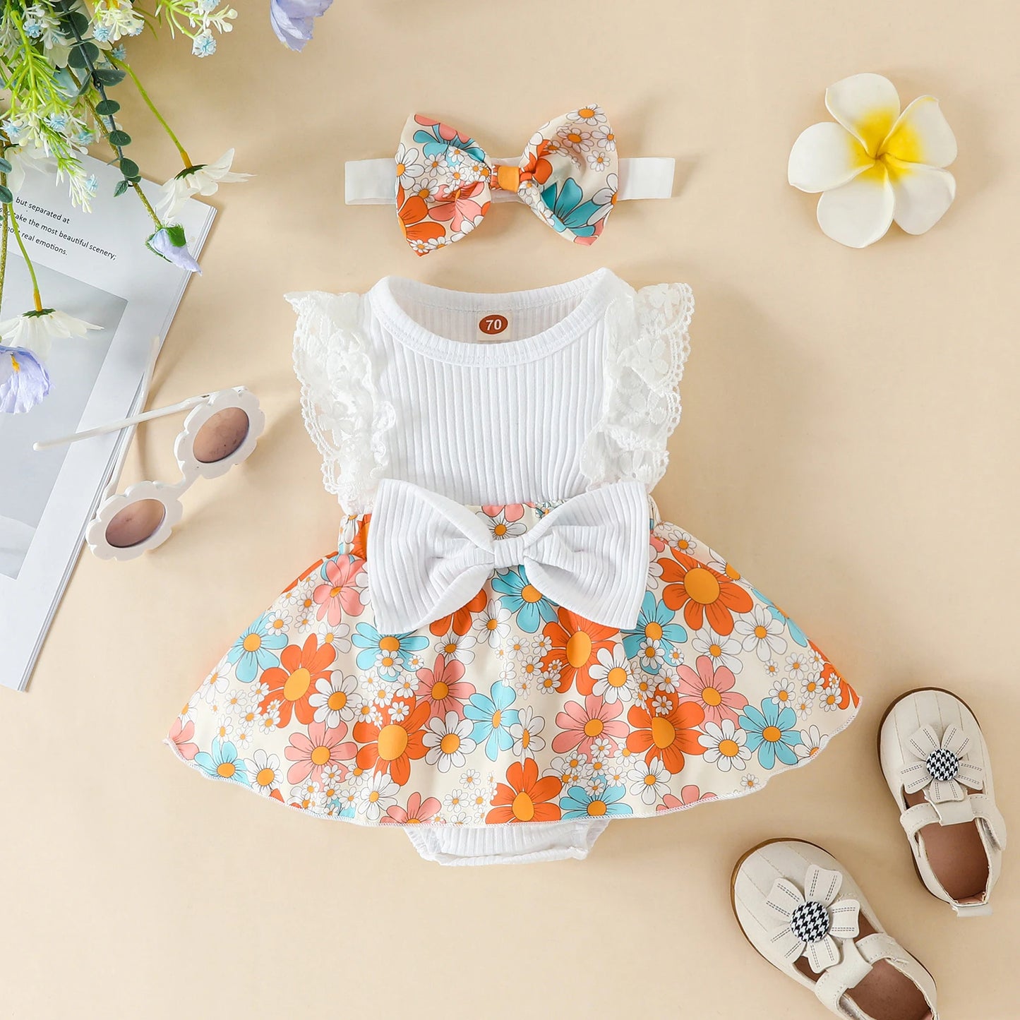 Babykleid „Blütenzauber“ – Süße, ausgefallene Babymode für Mädchen