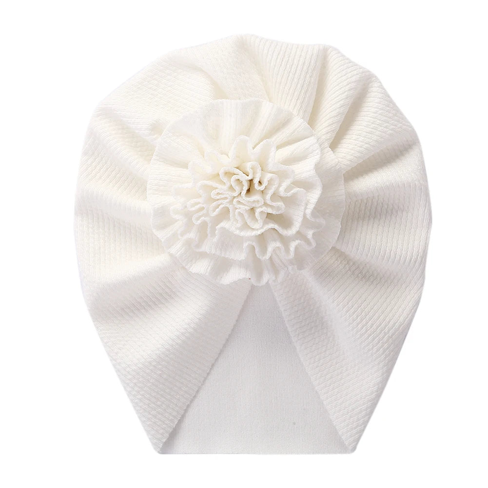 Baby Turban Mütze mit Blume