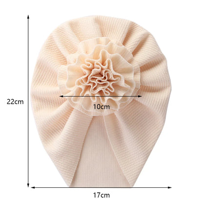 Baby Turban Mütze mit Blume