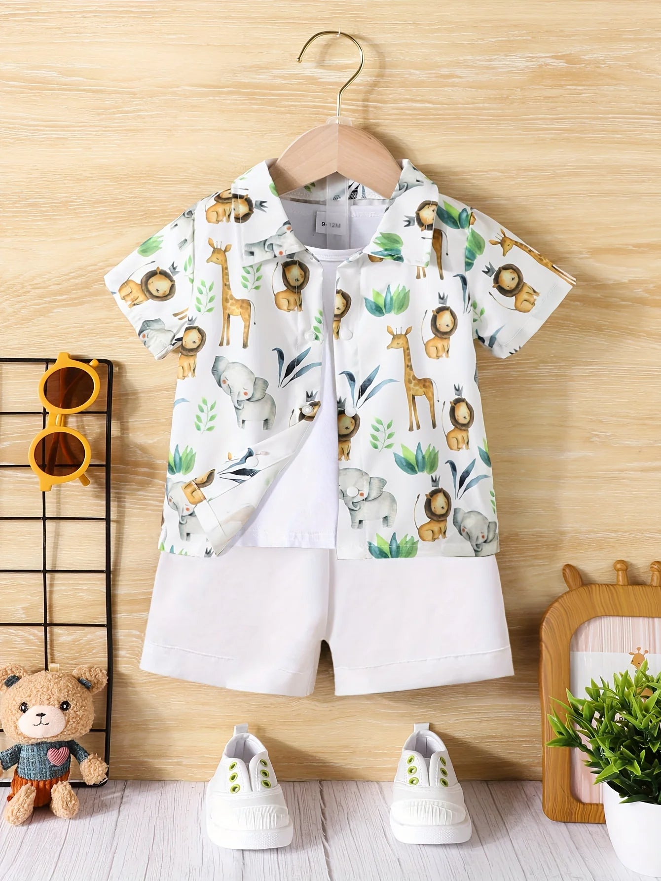 Safari-Abenteuer – 2-teiliges Baby Set für Jungen (Größe 62-98)