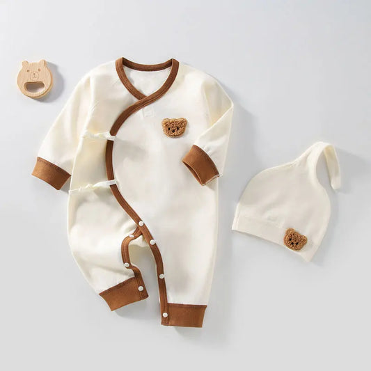 Kuschelweicher Baby-Strampler "Bärenzauber" mit Mütze