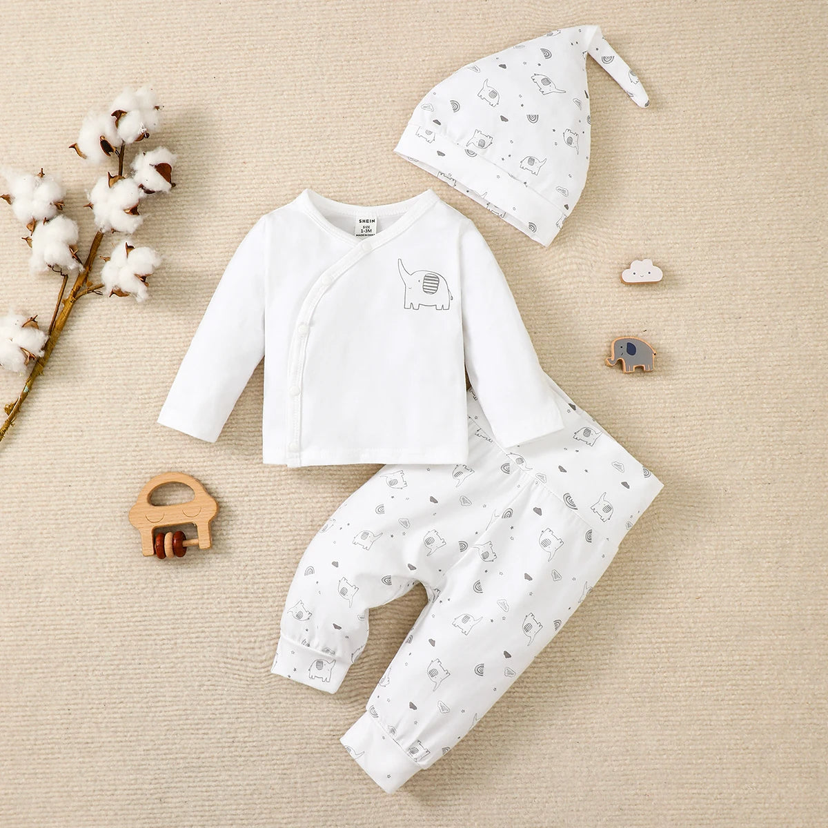 Kuschelweiches Elefanten-Babyset von Modern Kid