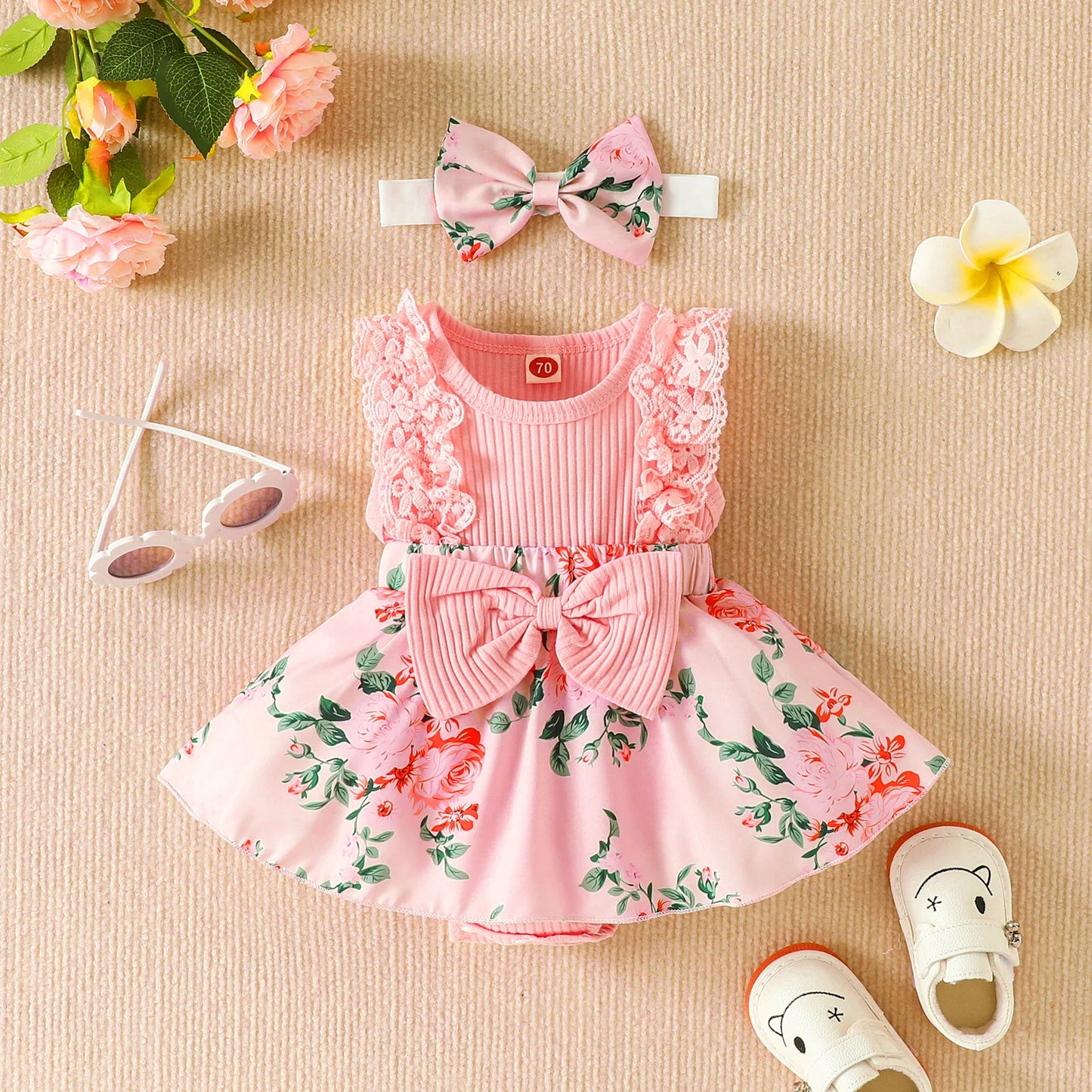 Babykleid „Blütenzauber“ – Süße, ausgefallene Babymode für Mädchen