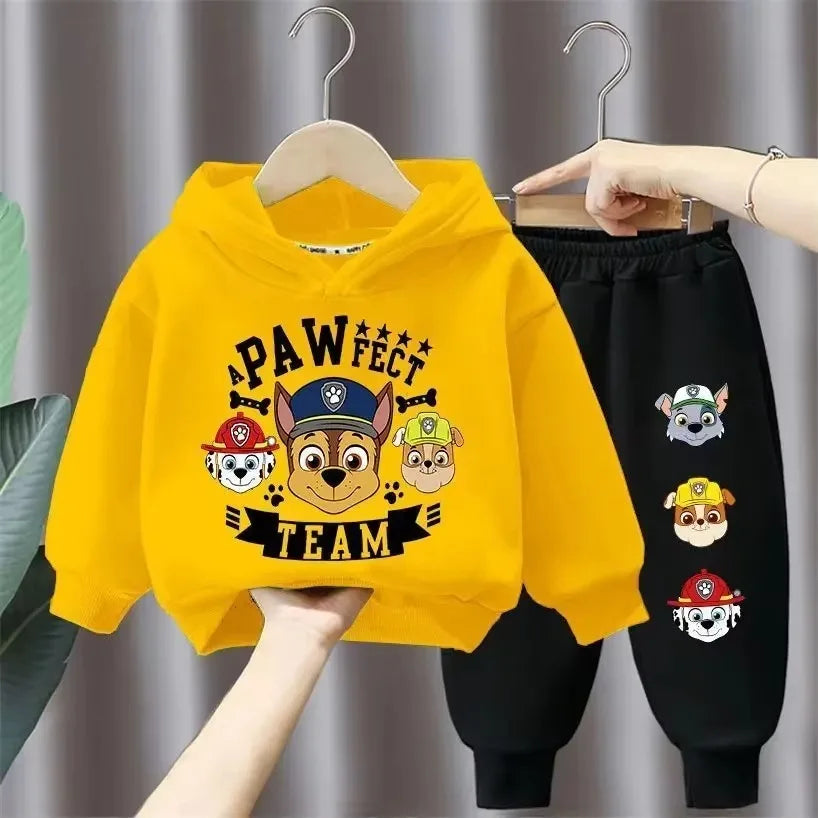 "Pawfect Team" Kinder-Hoodie-Set