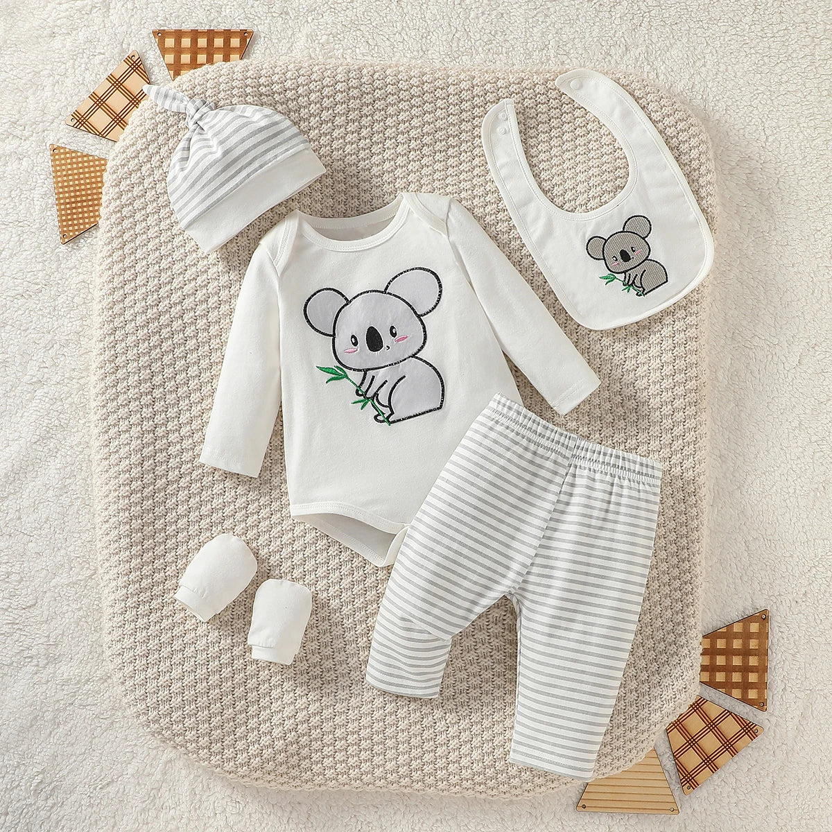 Niedliches Baby-Set mit Koala-Motiv