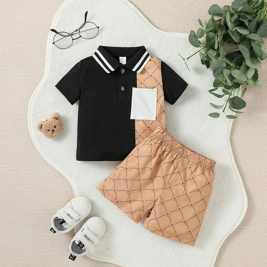 2-teiliges Kinder-Set „Little Trendsetter“ – Stilvolles Polo-Shirt & Shorts für Jungen