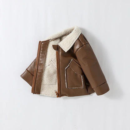 Kuschelweiche Fliegerjacke für Jungen